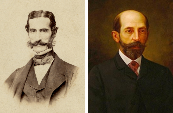 Portraits von Manuel Antonio Tocornal und Melchor de Santiago-Concha y Toro 