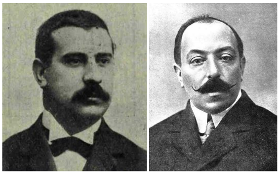 Lluís Duran (*24.12.1870; †18.12.1954) (links) und Ferran Agulló (*12.09.1863; †02.07.1933) (rechts) - die Paten des Costa Brava-Projektes
