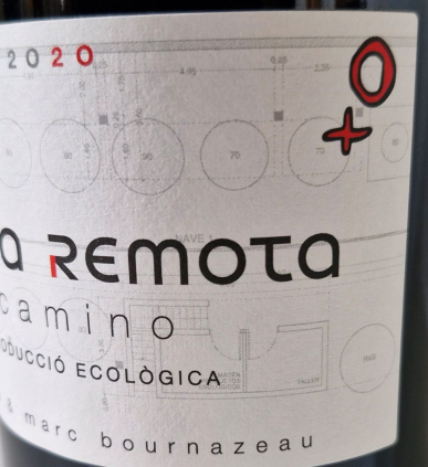 Flaschenetikett des Terra Remota Camino DO Empordà